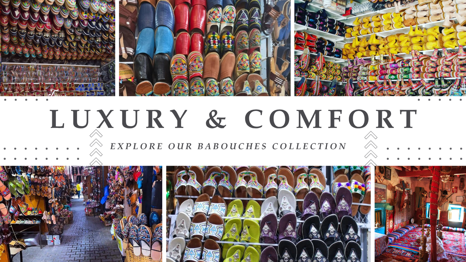 handmade Moroccan babouches made from natural leather